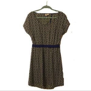 Roxy Black and White Printed Dress